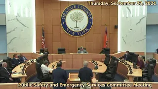 Public Safety and Emergency Services Committee September 23, 2021, 3:30 PM