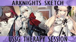 Ursus Students Go To Therapy [Arknights Sketch]