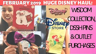 Disney Store MEGA Haul - February Wisdom Collection, Outlet & Disney Studio Store Hollywood