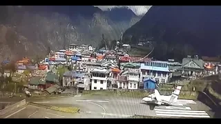 Exclusive: CCTV footage shows Summit Air crash at Lukla Airport near Everest