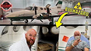 Cleaning The Interior Of The FREE Abandoned Airplane Then Tragedy ! Ep9
