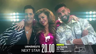 Loredana, Dorian Popa și Ștefan Bănică sunt pregătiți de spectacol! Next Star, 22 mai, de la 20:00!