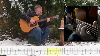 A Fairytale of New York (The Pogues) Fingerstyle Guitar (Tab in video)