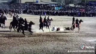 Buzkashi is Afghanistan’s national sport #Buzkashi#dangerous moments#tootafghanistan