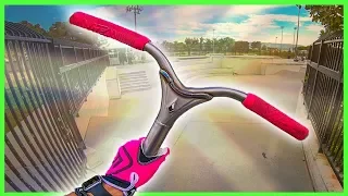 TESTING WORLDS LIGHTEST ENVY SCOOTER AT SKATEPARK!