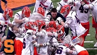 Syracuse Lacrosse: OT Game Winner vs. Duke From Jamie Trimboli