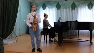 "Ave Maria" Franz Schubert. Alto saxophone. Kalacheva Veronika.