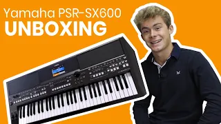 Yamaha PSR SX600 keyboard unboxing