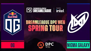 Dota2 - Nigma Galaxy vs OG - Game 2 - DPC WEU Tour 2 - DreamLeague Season 17