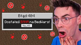 Dostałem BANA na BED WARS! 😭