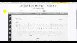 Lilly Wood And The Prick - Prayer In C | Online guitar tab