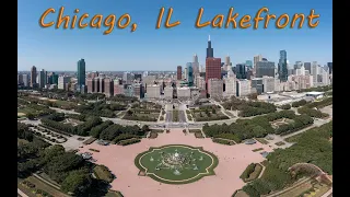 Chicago Lakefront, Grant Park, and Navy Pier (4K)