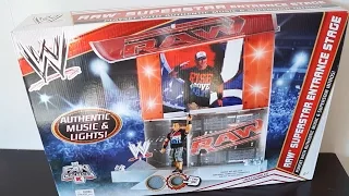 WWE RAW Superstar Entrance Playset Unboxing, Construction & Review!!