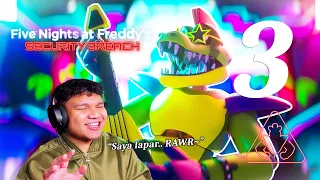 GARY AJAR OOHAMI JADI BUAYA DARAT?!🐊 - Five Nights at Freddy's: Security Breach | Malaysia #3