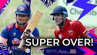 SUPER OVER BATTLE! Kushal Malla's explosive batting helps Nepal beat Houston Hurricane