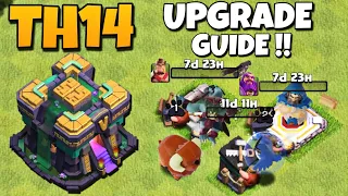 How to start th14 in Clash of clans | Th14 upgrade Guide