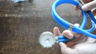 Stethoscope Blue tube Sprague Rappaport demonstration
