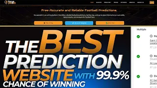 The Best Prediction Website with 99.9% Chance of winning Bet | Soccer Prediction