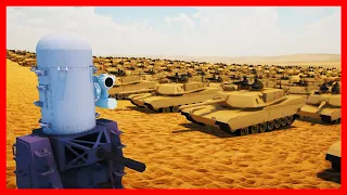 20,000 M1 Abrams vs 50 Phalanx CIWS | Ultimate Epic Battle Simulator 2 | UEBS 2