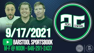 Barstool Sports Picks Central with Brandon Walker || Friday, September 17th, 2021