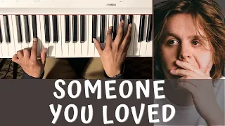 Easy Piano // LEWIS CAPALDI - SOMEONE YOU LOVED (Tutorial)