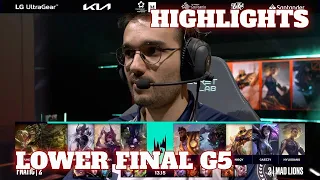 FNC vs MAD - Game 5 Highlights | Lower Final LEC 2023 Season Finals | Mad Lions vs Fnatic G5