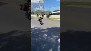 The Lay Down PullStart/wheelie “VeeTouch” Challenge On The Mini Bike