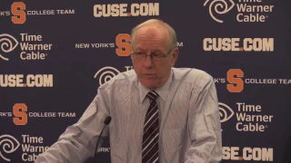 Syracuse basketball coach Boeheim's postgame press conference: Indiana (PA)