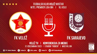 PRESS:  01/12/2023  I  FK Velež - FK Sarajevo  1:0