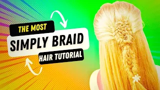 Chinese Ladder Braid || Easy And Beautiful half up  hairstyle for girls