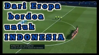 PENGHORMATAN DARI LIGA EROPA UNTUK KORBAN KANJURUHAN MALANG