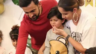 Sania Mirza and Shoaib Malik celebrate son Izhaan's birthday in UAE