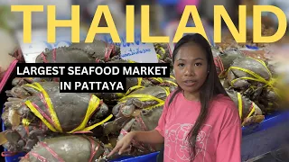 The LARGEST SEAFOOD Market in Pattaya Thailand | Naklua Fish Market
