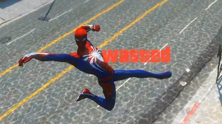 Spiderman vs Bad Man GTA 5 Epic Wasted Jumps ep.84 (Euphoria Physics, Fails, Funny Moments)