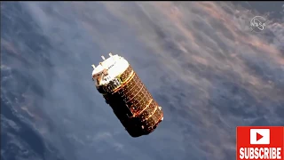 [Recorded] Capture of the JAXA/HTV-9 Cargo Ship at the International Space Station.