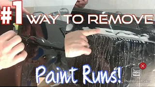 Best Way to Remove Paint Runs! | RAD18