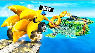 Jeffy Jumps SUPER SONIC Cars Across ENTIRE MAP in GTA 5!