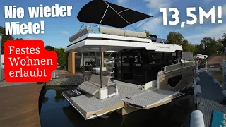 13.5m Tinyhouse real 3ZKB price of a mobile home! YOU CAN LIVE ON IT SOLID! Cobra Yachts Maestro