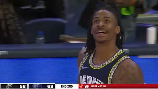 Ja MORANT WITH THE PLAY OF THE YEAR! Steven Adams INSANE Touchdown pass to Ja for incredible jumper!