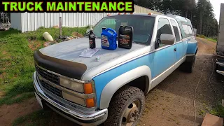 Front, Rear Differential & Transfer Case Fluid Changes - 1993 GM Chevy K3500 454 7.4L