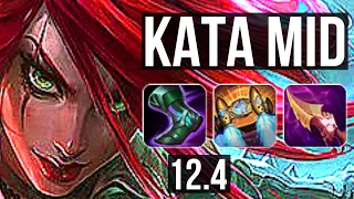 KATA vs ZED (MID) | 13/0/6, Legendary, 1.4M mastery, Rank 9 Kata | KR Challenger | 12.4