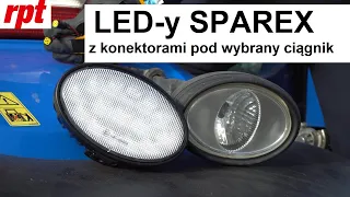 LED y Sparex z konektorami pod wybrany ciągnik