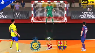 FC 24 Volta - Ronaldo, Mbappe, Vs Messi, Salah - Al Nassr Vs Barcelona Penalty Shootout PS5 4K