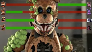 [SFM FNaF] Twisted vs Armored Animatronics WITH Healthbars