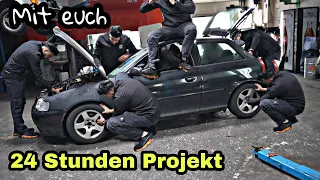 Mit der Community 24 Stunden Projekt | Vom Schrotthaufen zum Traumauto