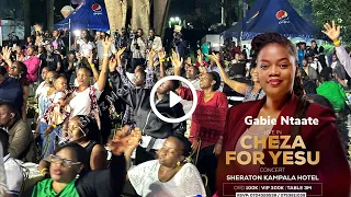 Gabie Ntaate Performing Live in Cheza For Yesu Concert at Sheraton Hotel Kampala