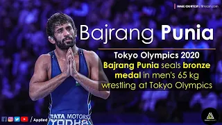 Tokyo Olympics 2020: Bajrang Punia seals bronze medal in men's 65 kg wrestling at Tokyo Olympics.