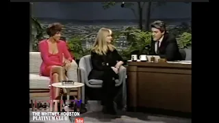 RARE - Whitney Houston & Olivia Newton-John - Tonight Show 1990