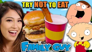 Try Not To Eat - Family Guy (Peter's Food Truck, Car Panini, Cool Whip) | People Vs. Food