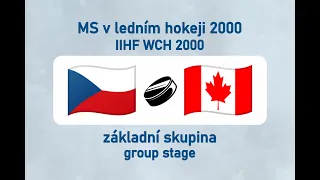 MS v ledním hokeji 2000, CZE-CAN (základní skupina)